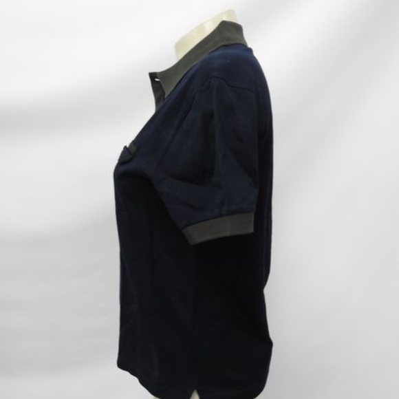 Prada Green & Navy Blue Polo - Picture 7 of 9